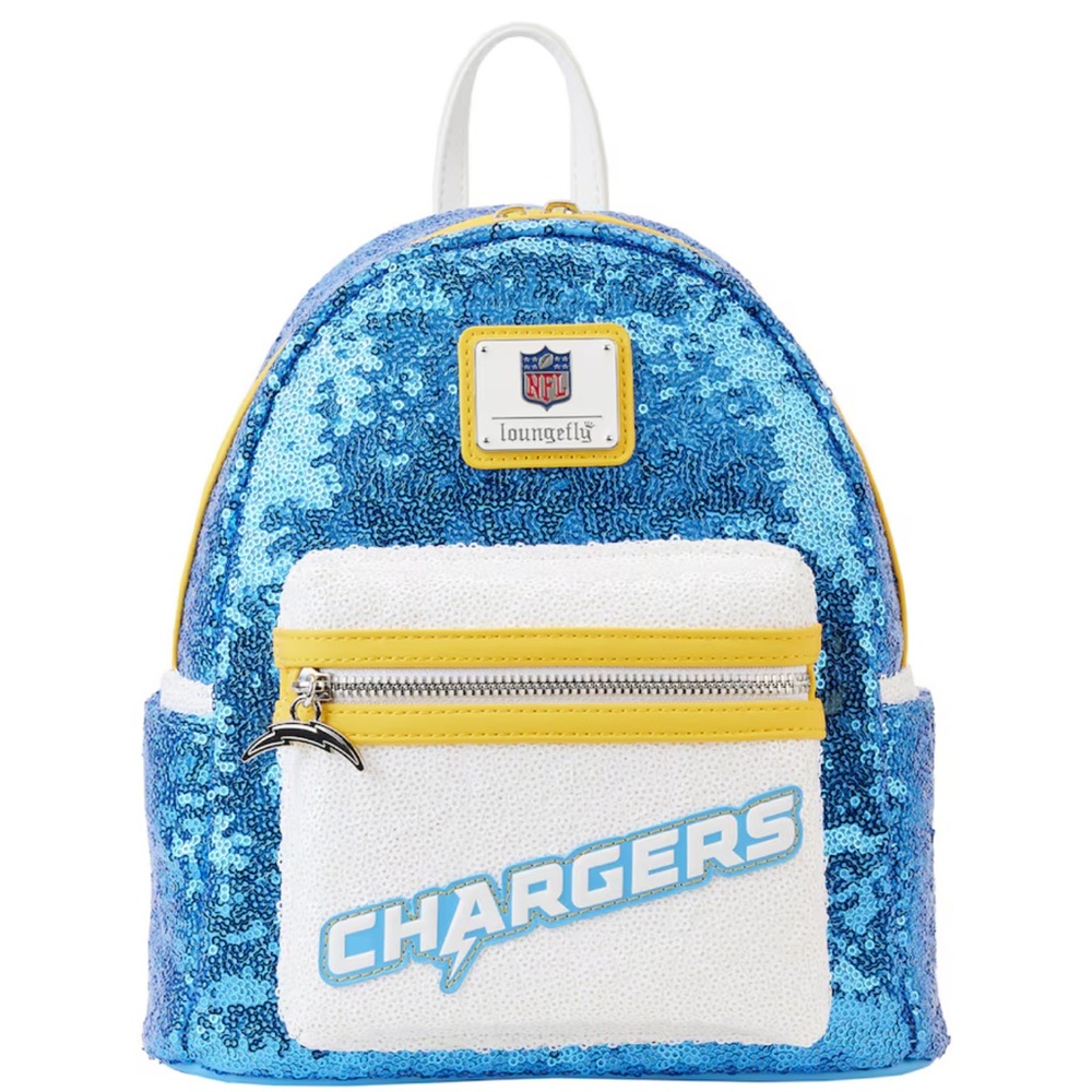 Los Angeles Chargers Loungefly Sequin Mini Backpack